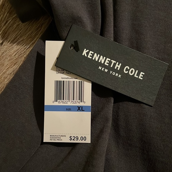 Men’s Kenneth Cole Grey T-Shirt - Picture 3 of 3